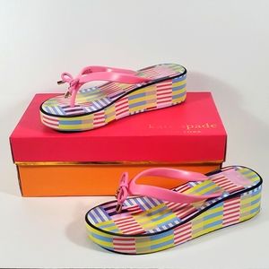 Kate Spade Multi-colored platform sandals